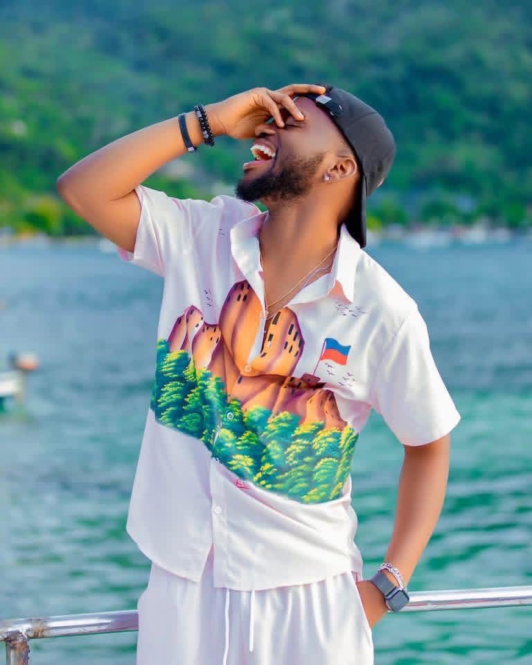Chemise Homme Tropicale Peinte à la Main
